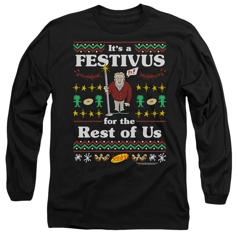 Seinfeld Festive Festivus - Men's Long Sleeve T-Shirt Men's Long Sleeve T-Shirt Seinfeld