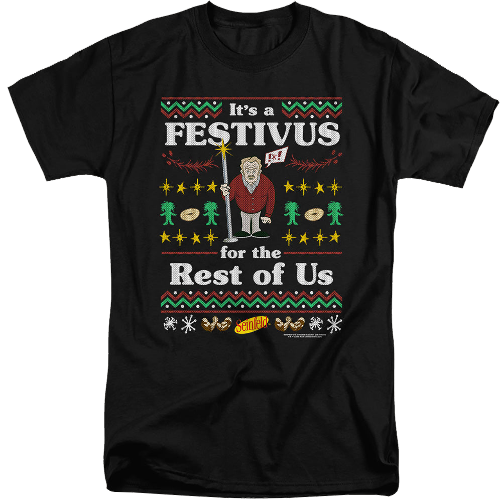 Seinfeld Festive Festivus - Men's Tall Fit T-Shirt Men's Tall Fit T-Shirt Seinfeld