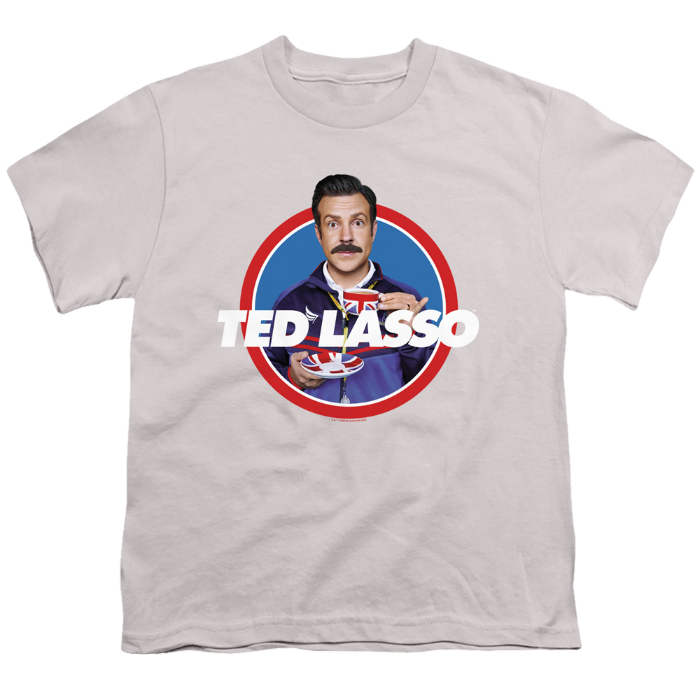 Ted Lasso Ted Lasso Tea Cup - Youth T-Shirt Youth T-Shirt (Ages 8-12) Ted Lasso