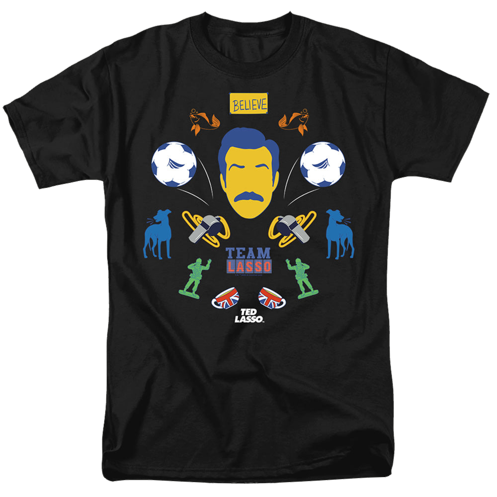 Ted Lasso Ted Lasso Icon Collage - Men's Regular Fit T-Shirt Men's Regular Fit T-Shirt Ted Lasso