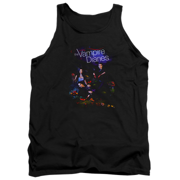 Black men's tank with The Vampire Diaries Tempted graphic