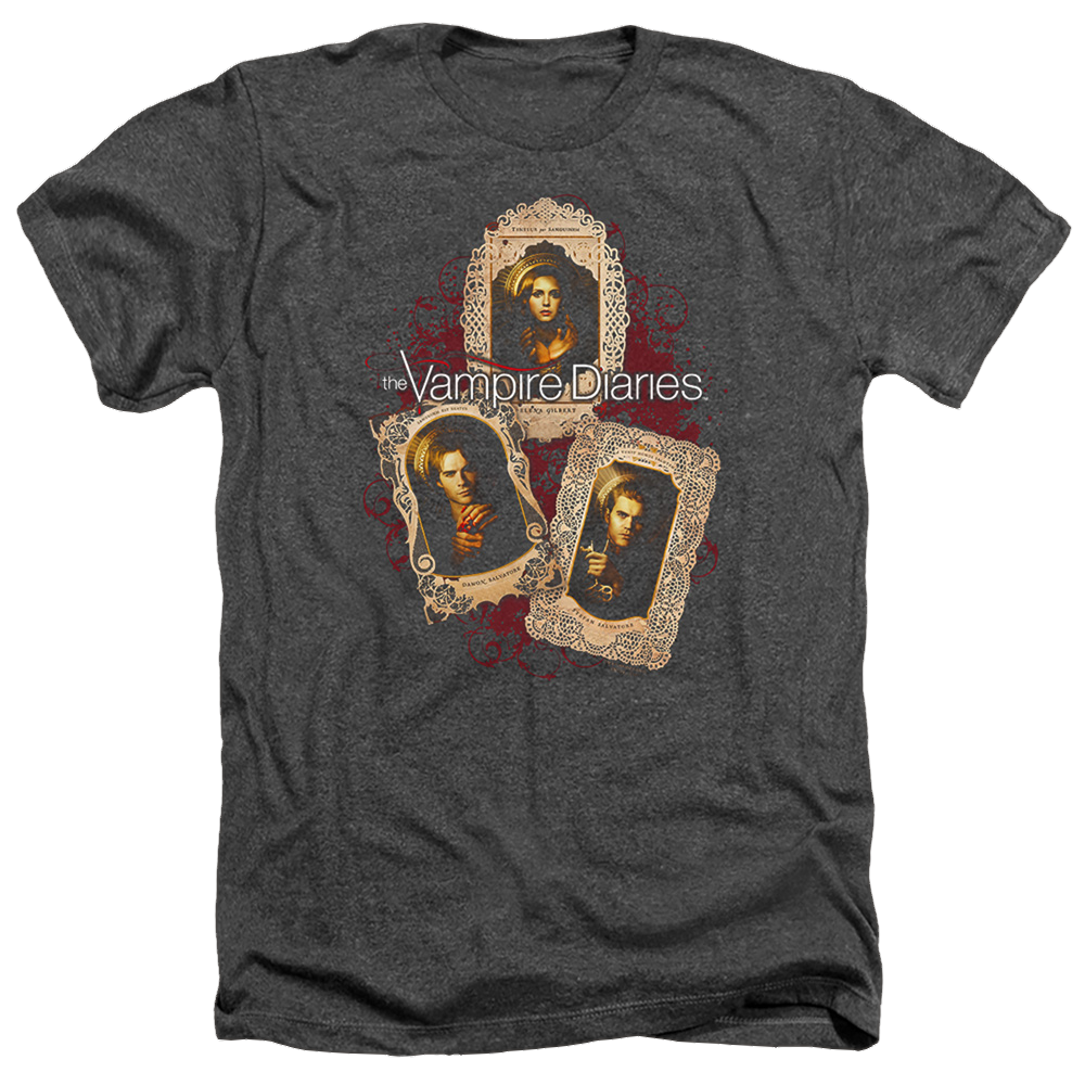 Vampire Diaries, The Holy Cards - Men's Heather T-Shirt Men's Heather T-Shirt The Vampire Diaries