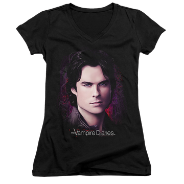 Vampire Diaries, The Compelling - Juniors V-Neck T-Shirt Juniors V-Neck T-Shirt The Vampire Diaries