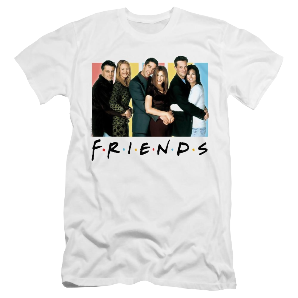 Friends Cast Logo - Men's Premium Slim Fit T-Shirt Men's Premium Slim Fit T-Shirt Friends