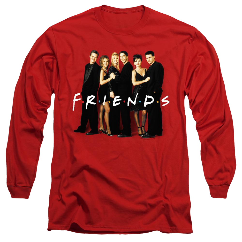 Friends Cast In Black - Men's Long Sleeve T-Shirt Men's Long Sleeve T-Shirt Friends