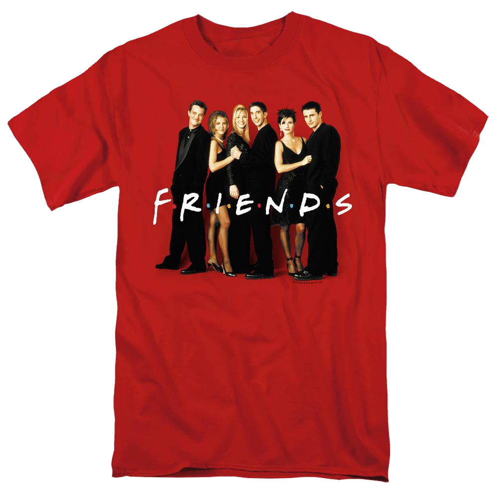 Friends Cast In Black - Men's Regular Fit T-Shirt Men's Regular Fit T-Shirt Friends