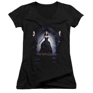 Vampire Diaries, The Bring It On - Juniors V-Neck T-Shirt Juniors V-Neck T-Shirt The Vampire Diaries