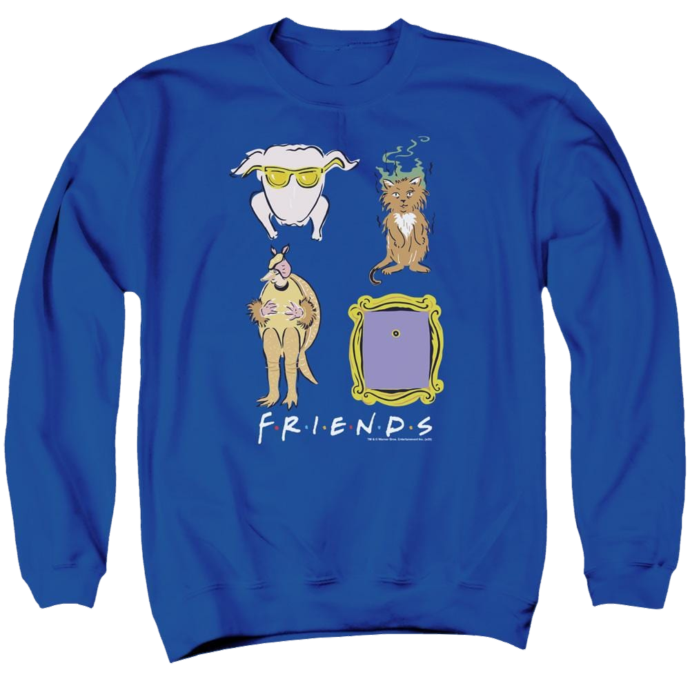 Friends Sybmols - Men's Crewneck Sweatshirt Men's Crewneck Sweatshirt Friends