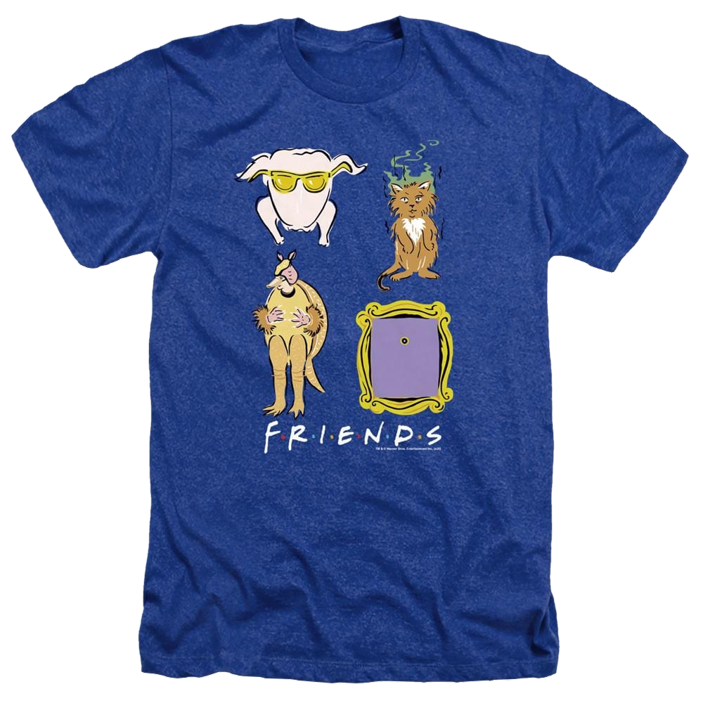 Friends Sybmols - Men's Heather T-Shirt Men's Heather T-Shirt Friends