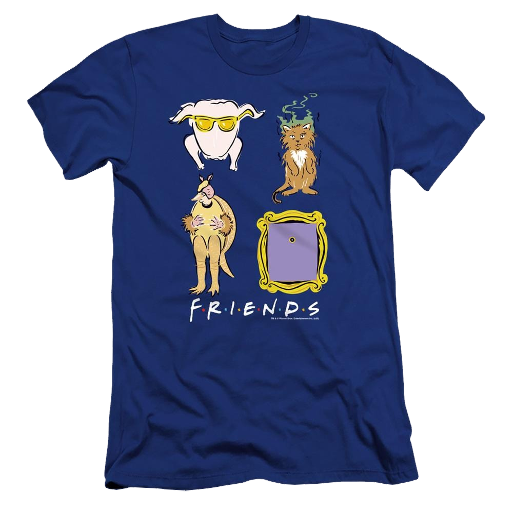Friends Sybmols - Men's Premium Slim Fit T-Shirt Men's Premium Slim Fit T-Shirt Friends
