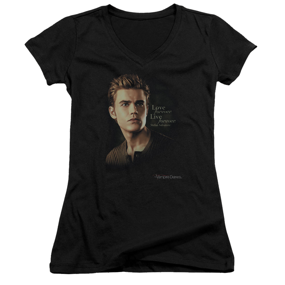 Vampire Diaries, The Forever - Juniors V-Neck T-Shirt Juniors V-Neck T-Shirt The Vampire Diaries