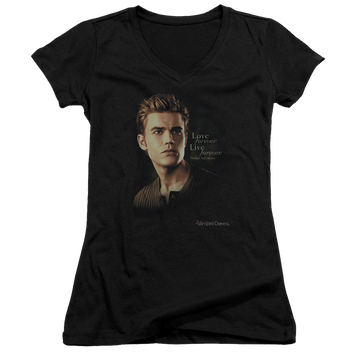 Vampire Diaries, The Forever - Juniors V-Neck T-Shirt Juniors V-Neck T-Shirt The Vampire Diaries