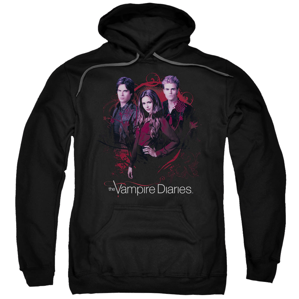 Vampire Diaries, The Company Of Three - Pullover Hoodie Pullover Hoodie The Vampire Diaries