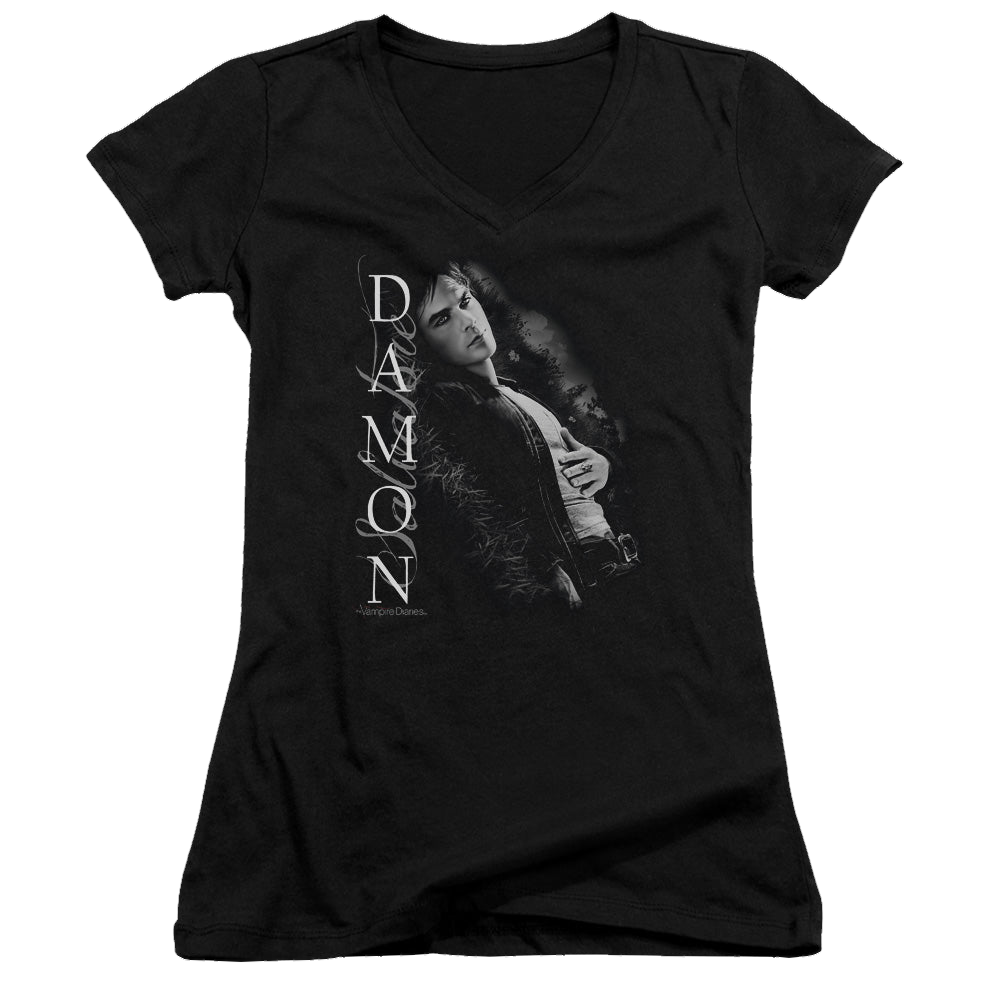 Vampire Diaries, The Besides Me - Juniors V-Neck T-Shirt Juniors V-Neck T-Shirt The Vampire Diaries