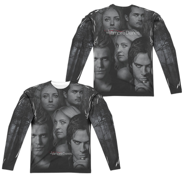 The Vampire Diaries In The Woods men's all-over print long sleeve