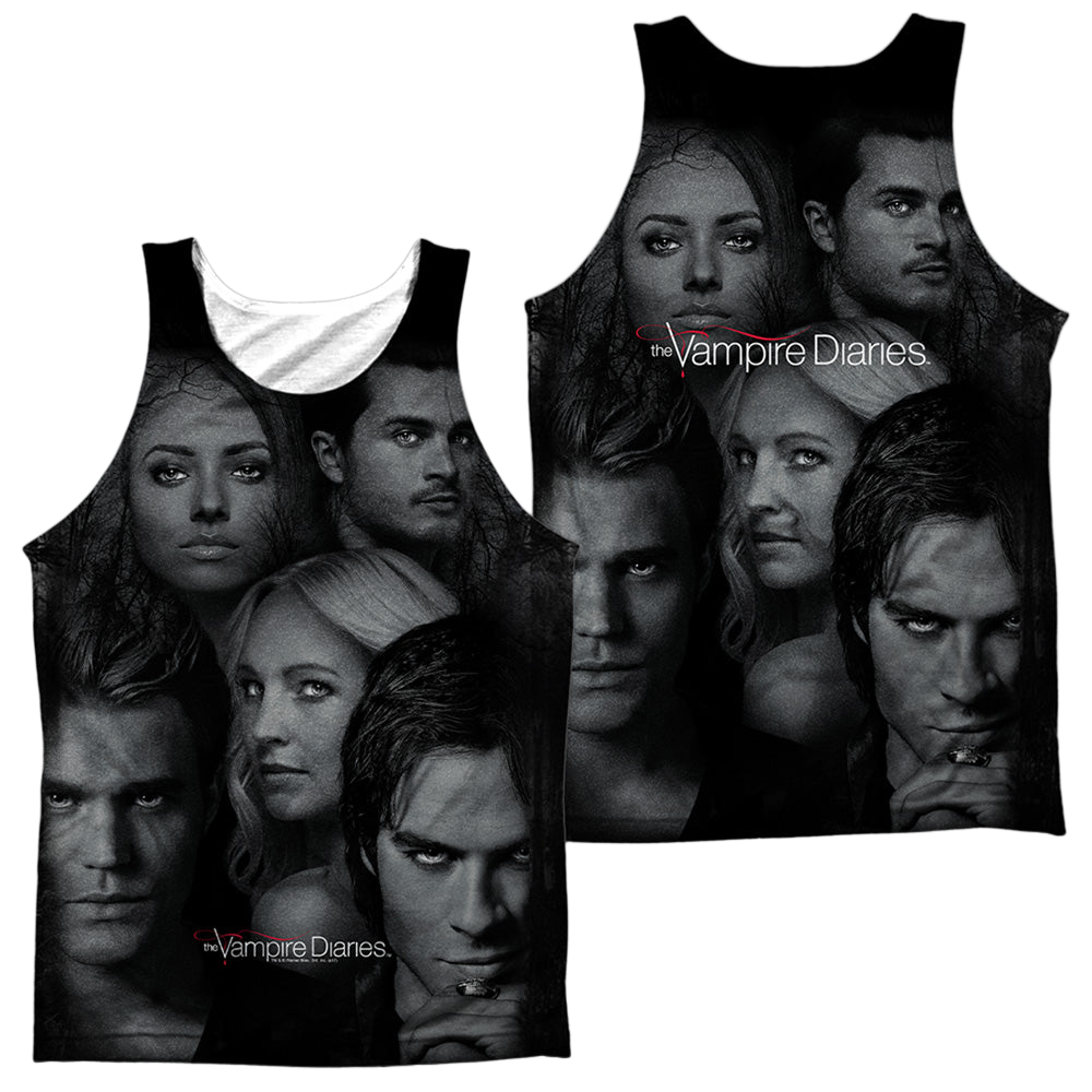 Vampire Diaries, The In The Woods (Front/Back Print) - Men's All Over Print Tank Top Men's All Over Print Tank The Vampire Diaries