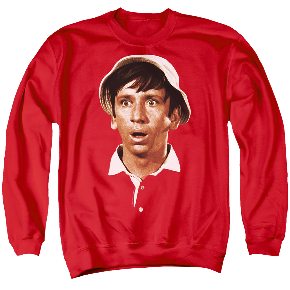 Gilligan's Island Gilligans Head - Men's Crewneck Sweatshirt Men's Crewneck Sweatshirt Gilligan's Island