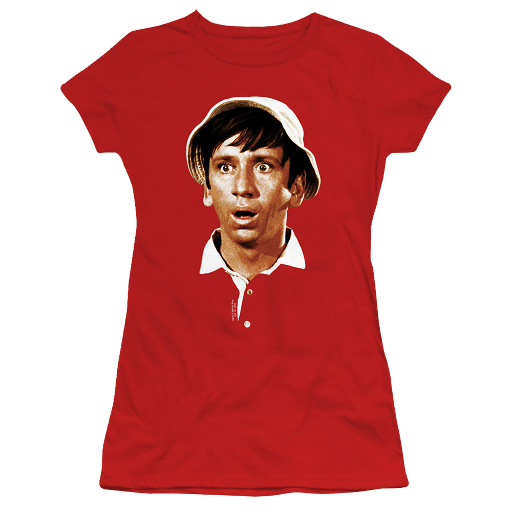 Gilligan's Island Gilligans Head - Juniors T-Shirt Juniors T-Shirt Gilligan's Island