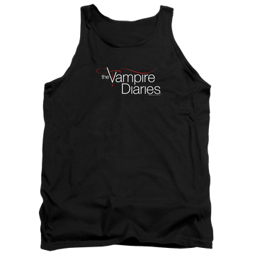 Black men's tank with The Vampire Diaries Tvd Logo graphic