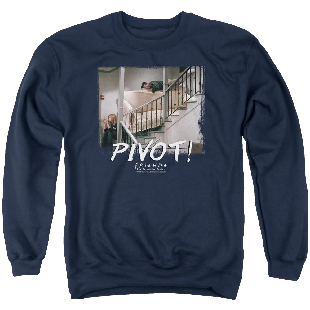 Friends Pivot - Men's Crewneck Sweatshirt Men's Crewneck Sweatshirt Friends