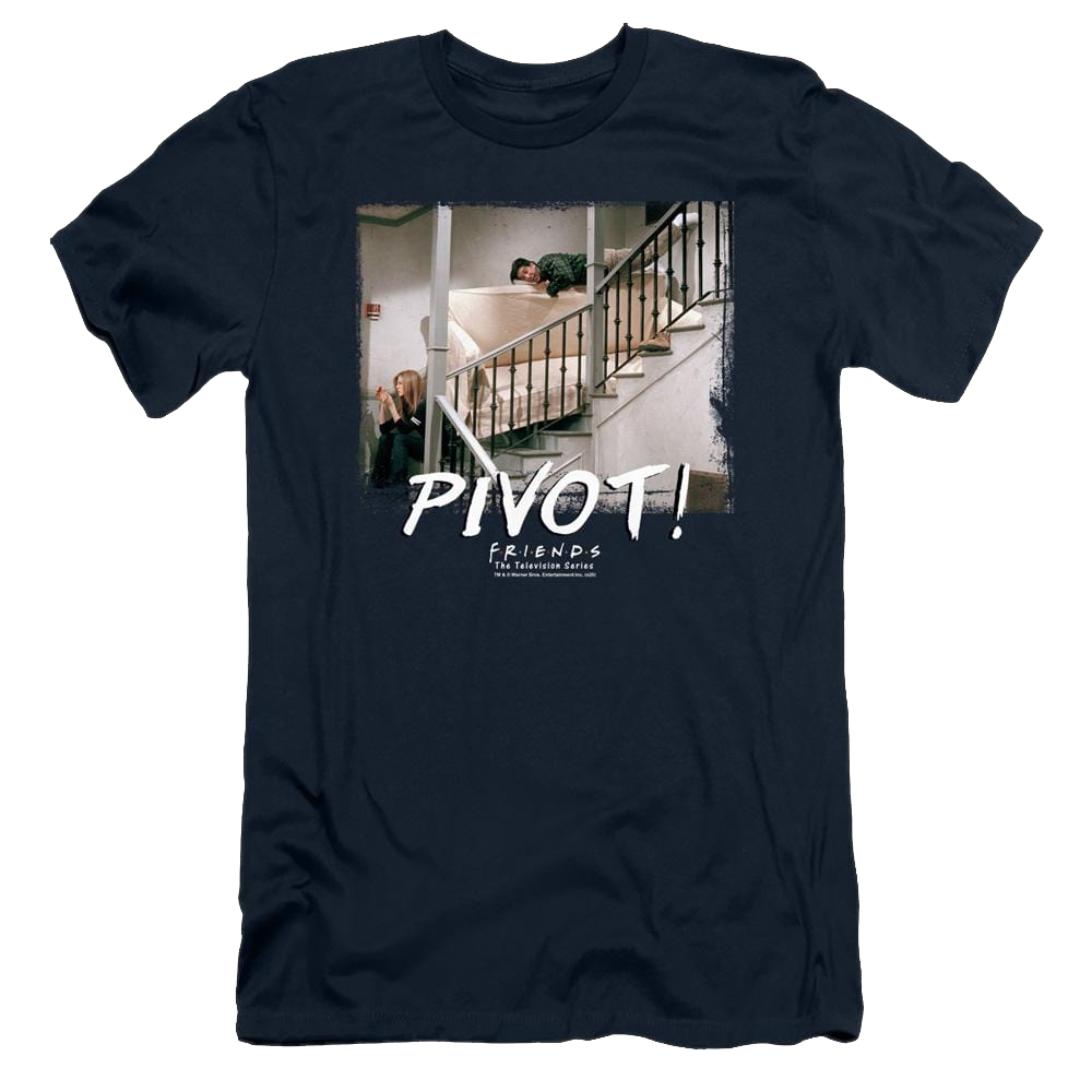 Friends Pivot - Men's Slim Fit T-Shirt Men's Slim Fit T-Shirt Friends