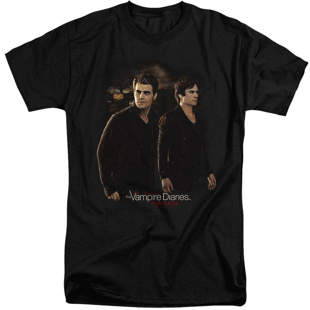 Vampire Diaries, The Brothers - Men's Tall Fit T-Shirt Men's Tall Fit T-Shirt The Vampire Diaries
