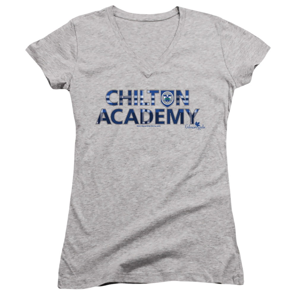 Gilmore Girls Chilton Academy - Juniors V-Neck T-Shirt Juniors V-Neck T-Shirt Gilmore Girls