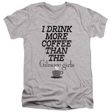 Gilmore Girls More Coffee - Men's V-Neck T-Shirt Men's V-Neck T-Shirt Gilmore Girls