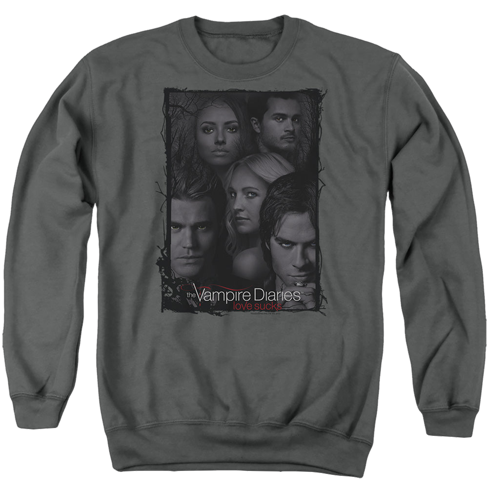 Vampire Diaries, The So Here We Are - Men's Crewneck Sweatshirt Men's Crewneck Sweatshirt The Vampire Diaries