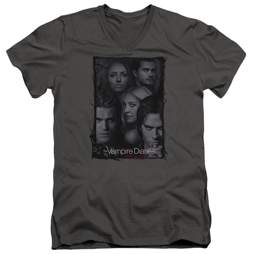 Vampire Diaries, The So Here We Are - Men's V-Neck T-Shirt Men's V-Neck T-Shirt The Vampire Diaries
