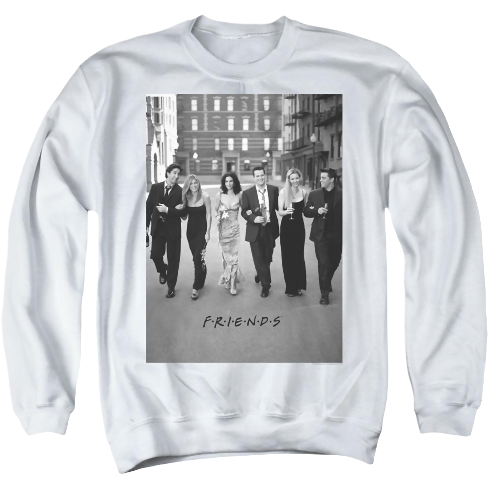 Friends Walk The Streets - Men's Crewneck Sweatshirt Men's Crewneck Sweatshirt Friends
