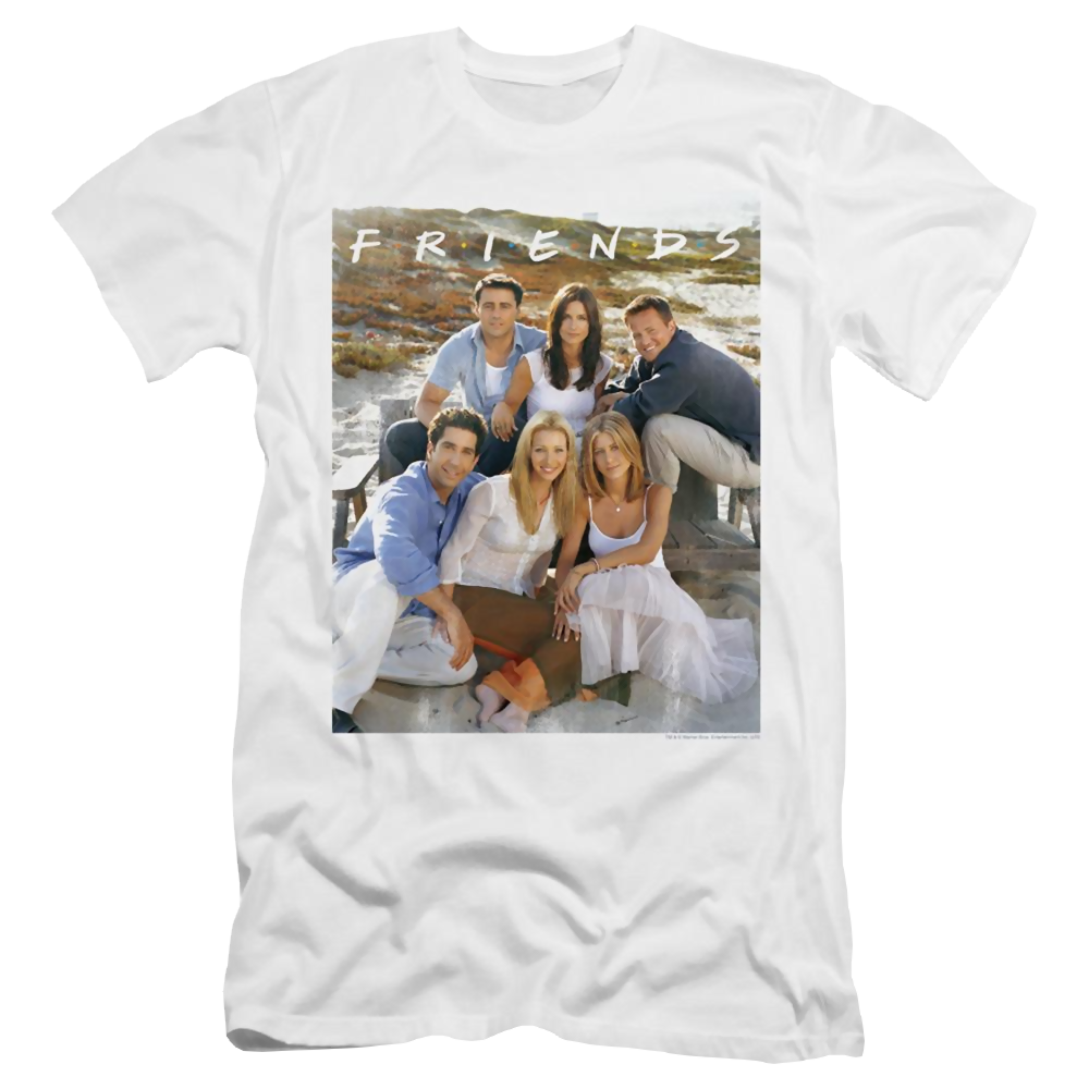 Friends Lifes A Beach - Men's Premium Slim Fit T-Shirt Men's Premium Slim Fit T-Shirt Friends