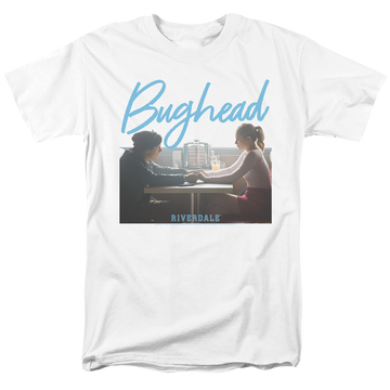 White men's regular fit t-shirt with Riverdale Bughead graphic