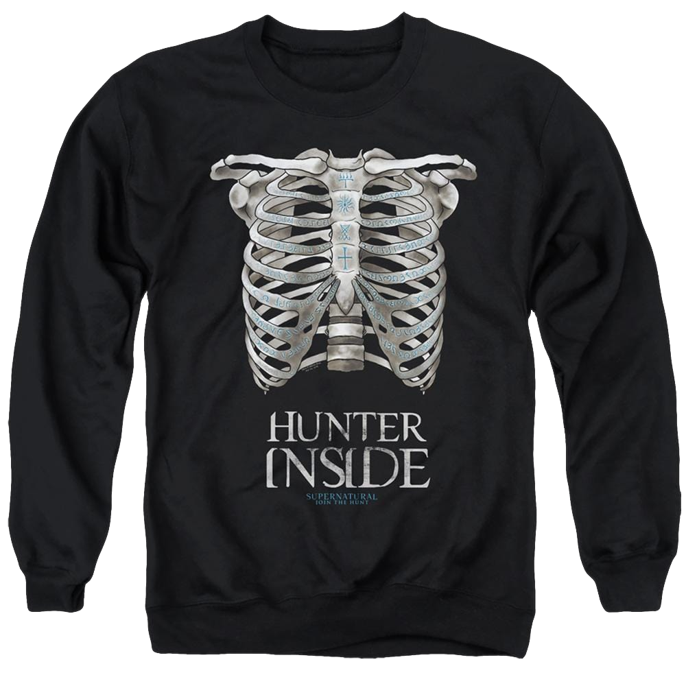 Supernatural Hunter Inside - Men's Crewneck Sweatshirt Men's Crewneck Sweatshirt Supernatural