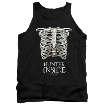 Black men's tank with Supernatural Hunter Inside graphic