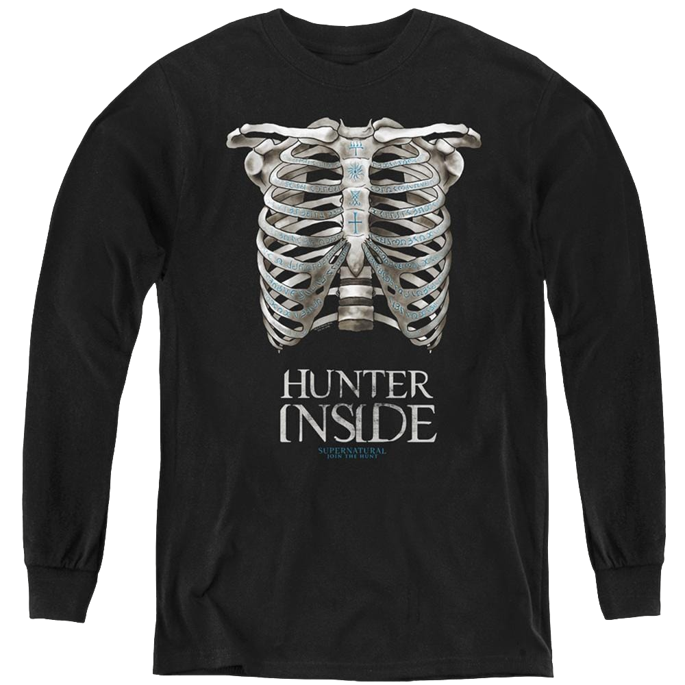Supernatural Hunter Inside - Youth Long Sleeve T-Shirt Youth Long Sleeve T-Shirt Supernatural