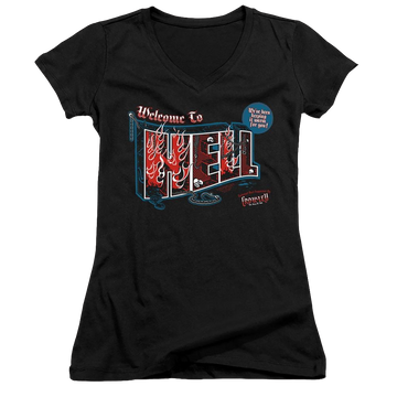 Supernatural Welcome - Juniors V-Neck T-Shirt Juniors V-Neck T-Shirt Supernatural
