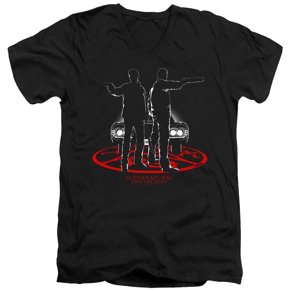 Supernatural Silhouettes - Men's V-Neck T-Shirt Men's V-Neck T-Shirt Supernatural