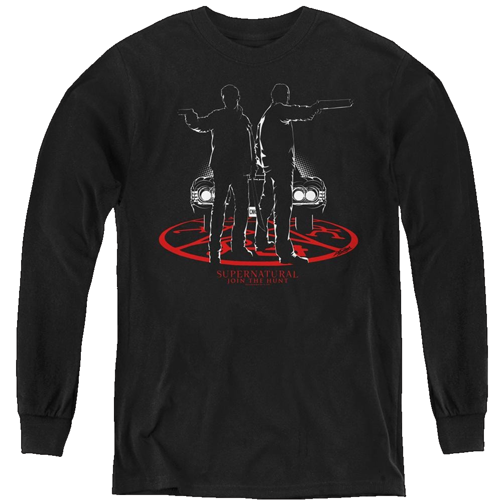 Supernatural Silhouettes - Youth Long Sleeve T-Shirt Youth Long Sleeve T-Shirt Supernatural