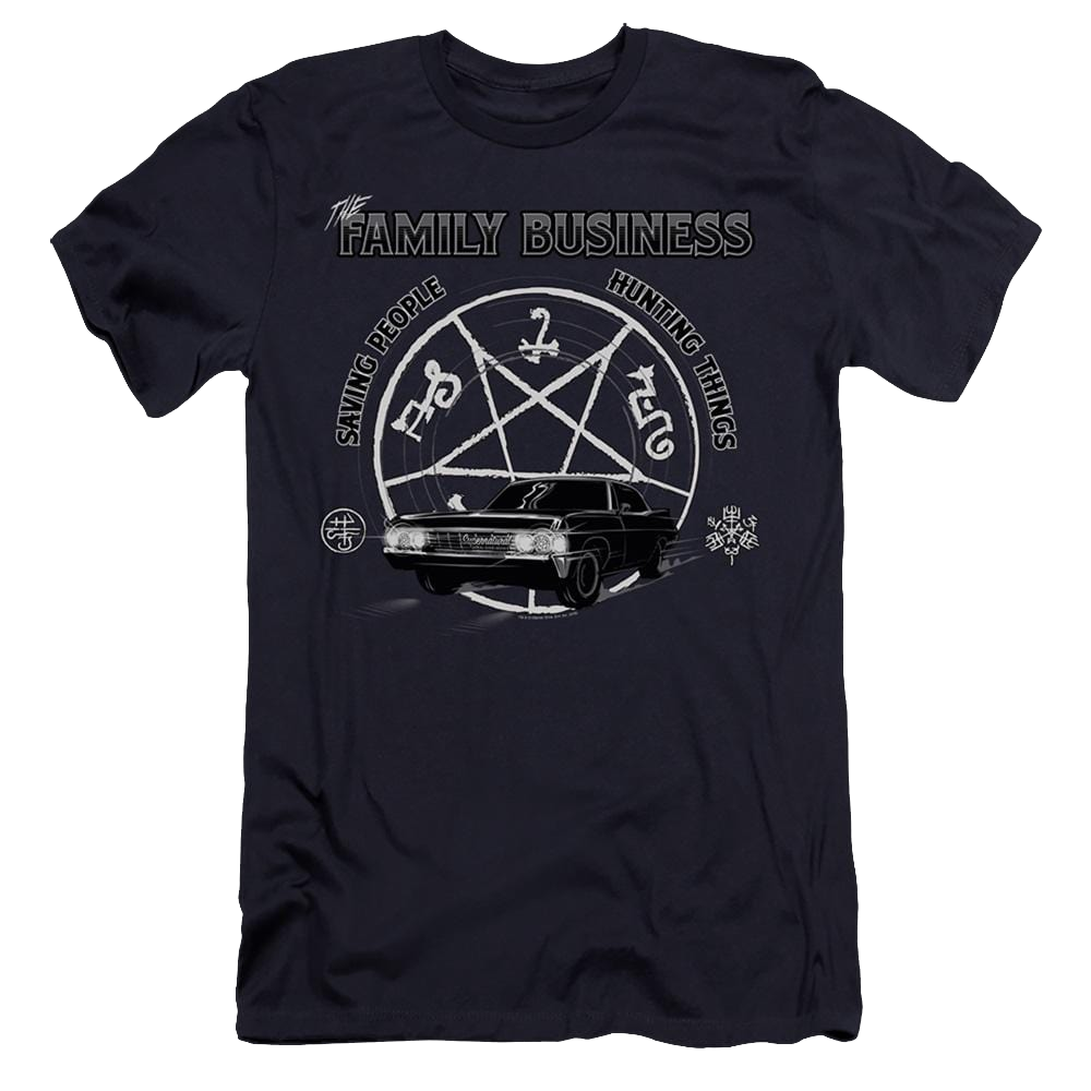 Supernatural Saving People And Hunting - Men's Premium Slim Fit T-Shirt Men's Premium Slim Fit T-Shirt Supernatural