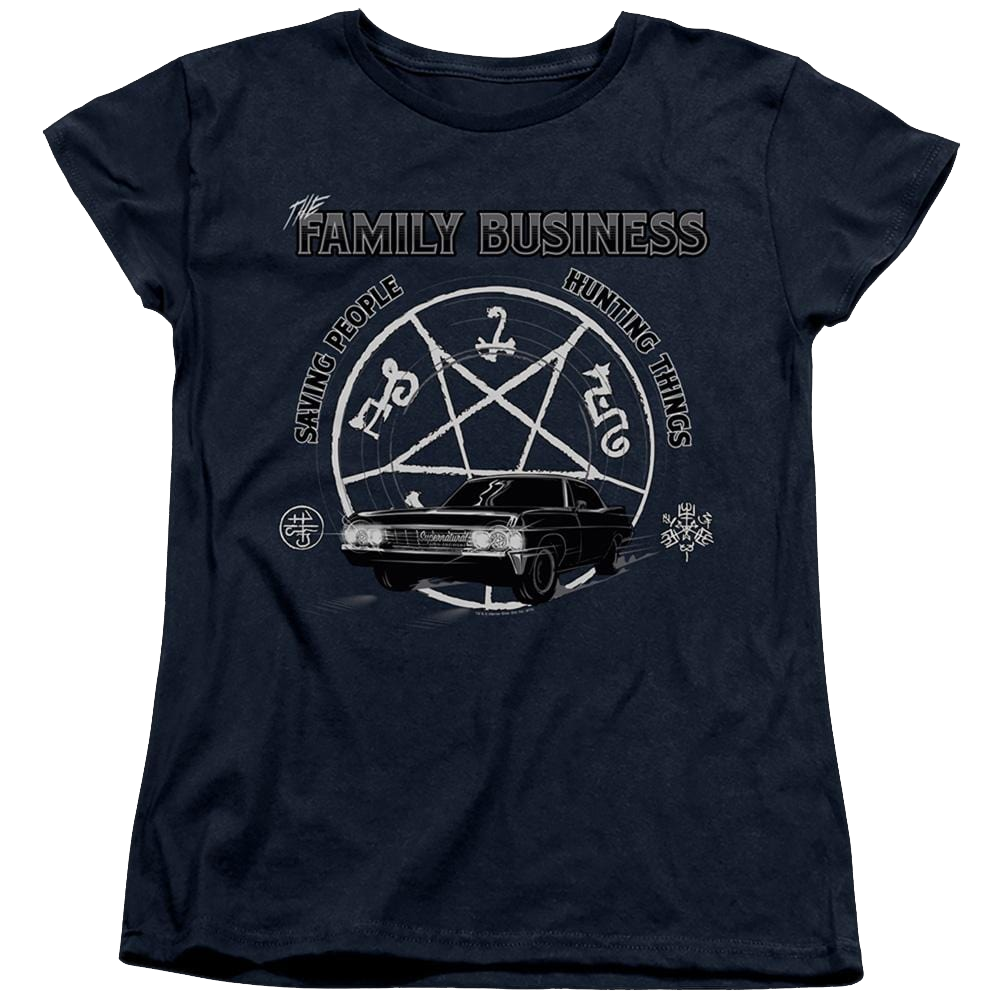 Supernatural Saving People And Hunting - Women's T-Shirt Women's T-Shirt Supernatural