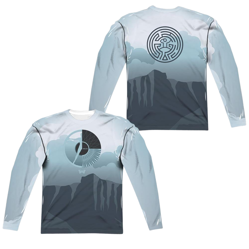 Westworld Landscape - Men's All-Over Print Long Sleeve Men's All-Over Print Long Sleeve Westworld