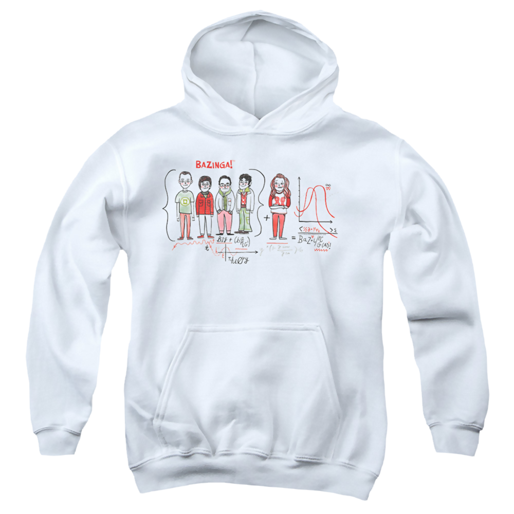 Big Bang Theory, The Bazinga Equation - Youth Hoodie Youth Hoodie (Ages 8-12) Big Bang Theory