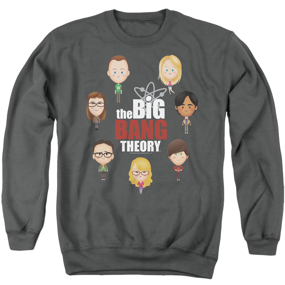 Big Bang Theory, The Emojis - Men's Crewneck Sweatshirt Men's Crewneck Sweatshirt Big Bang Theory