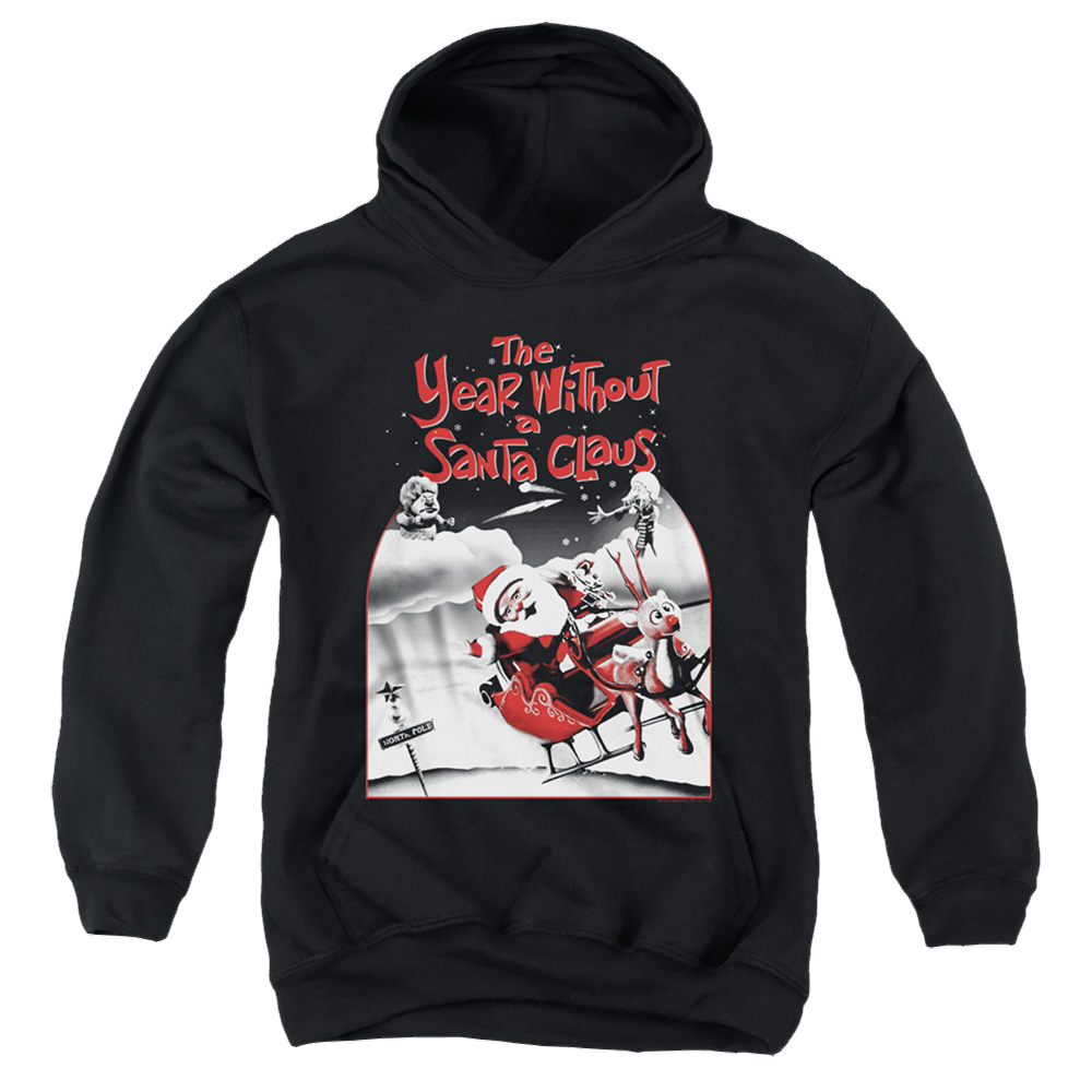 Year Without A Santa Claus, The Santa Poster - Youth Hoodie Youth Hoodie (Ages 8-12) Year Without a Santa Claus