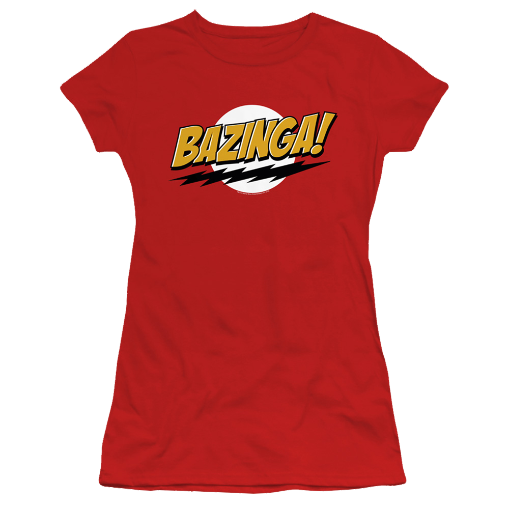 Big Bang Theory, The Bazinga - Juniors T-Shirt Juniors T-Shirt Big Bang Theory