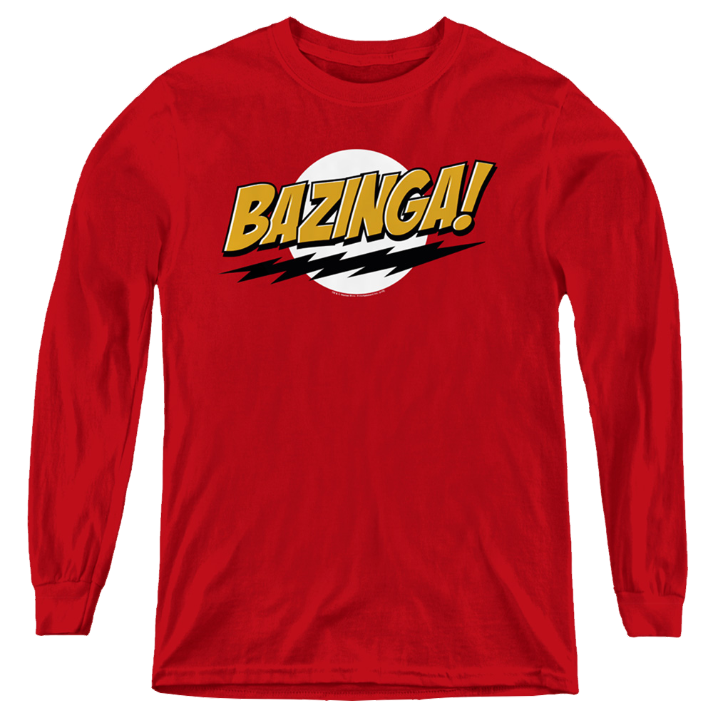 Big Bang Theory, The Bazinga - Youth Long Sleeve T-Shirt Youth Long Sleeve T-Shirt Big Bang Theory