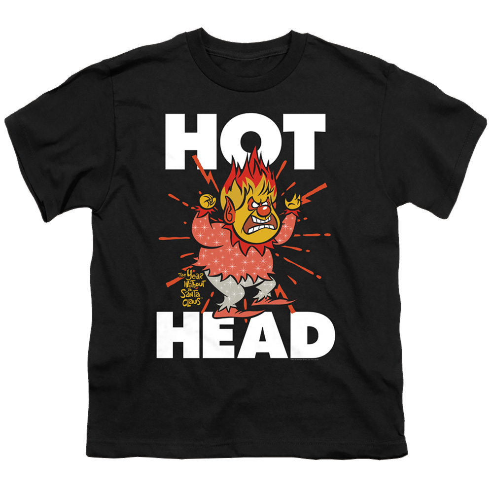 Year Without A Santa Claus, The Hot Head - Youth T-Shirt Youth T-Shirt (Ages 8-12) Year Without a Santa Claus