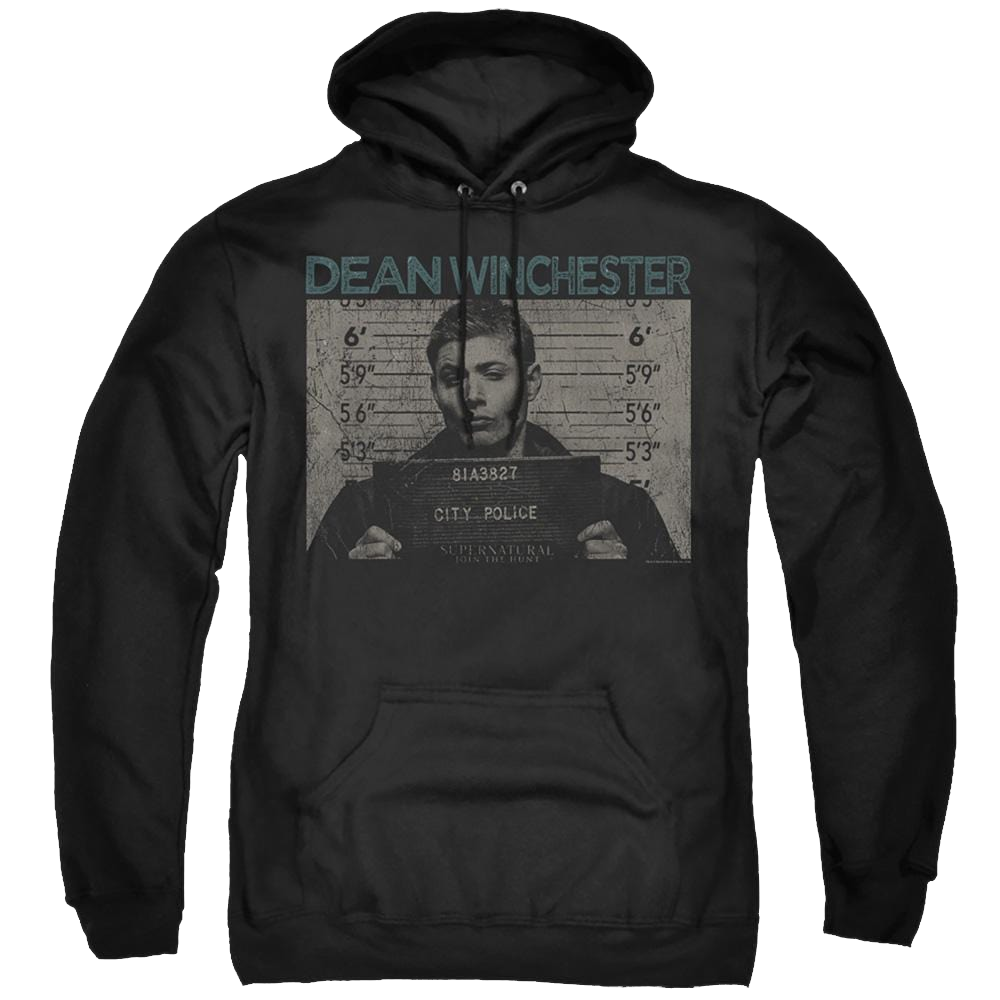 Supernatural Dean Mug Shot - Pullover Hoodie Pullover Hoodie Supernatural