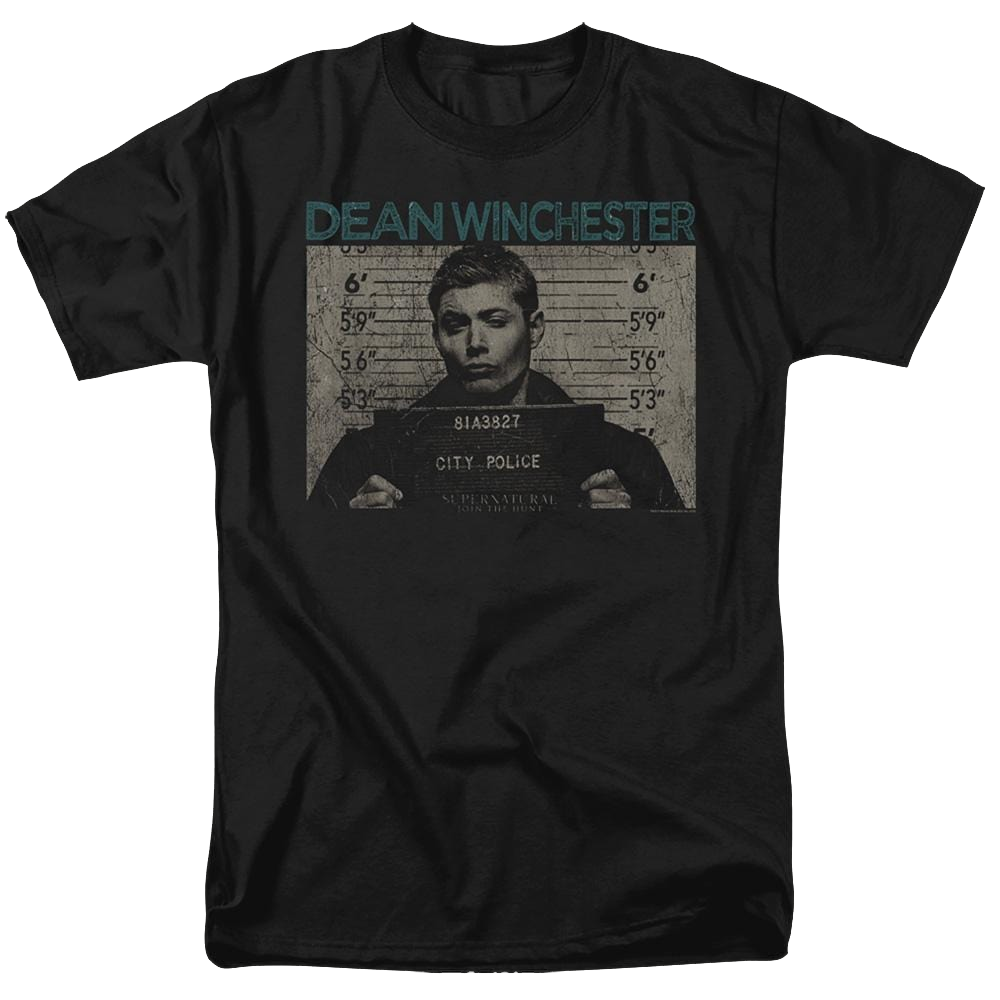 Supernatural Dean Mug Shot - Men's Regular Fit T-Shirt Men's Regular Fit T-Shirt Supernatural